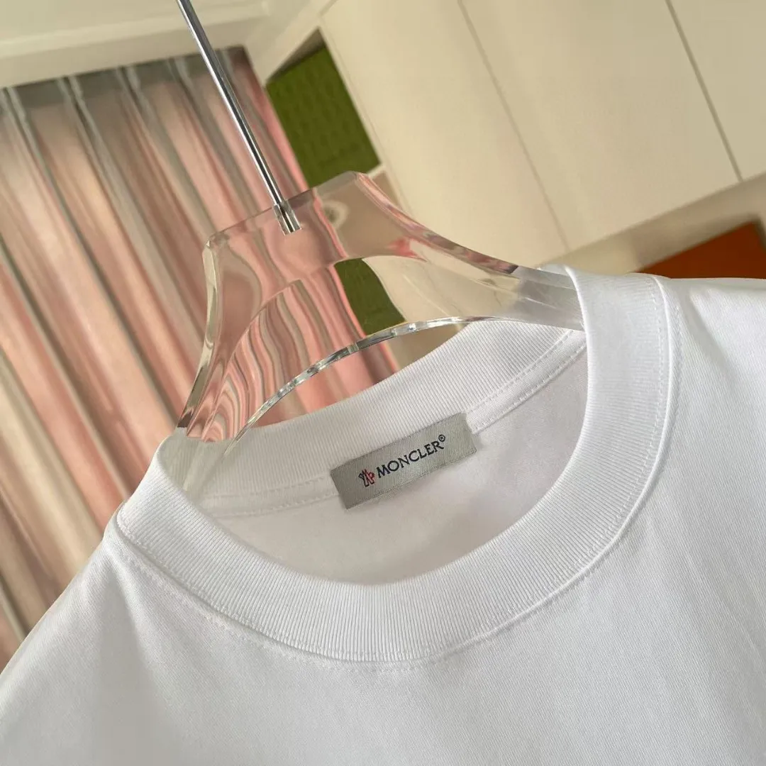 Moncle* 2025 New Arrival logo 300 t Same Style Size：S M L XL XXL ：Black White Red Gray